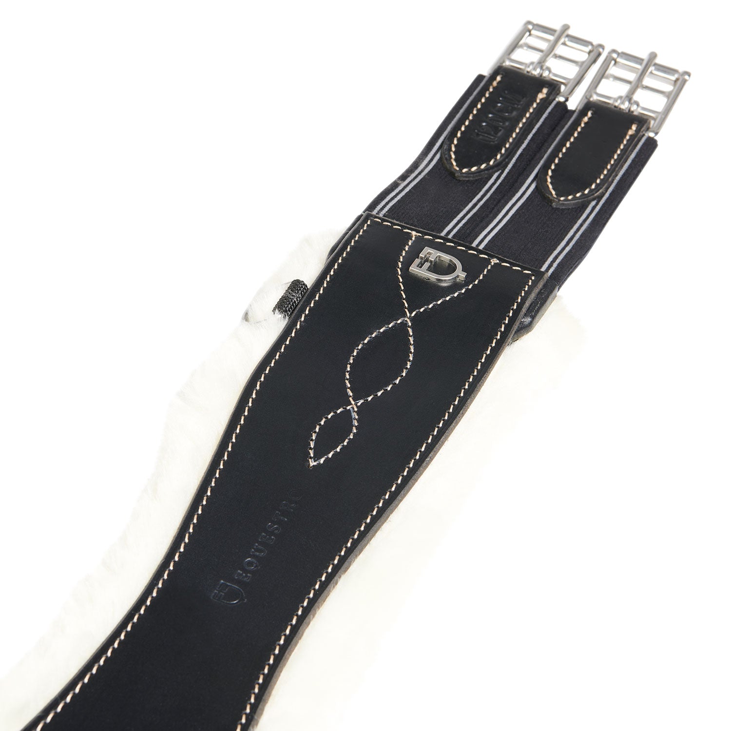 Equestro Leather sheepskin girth