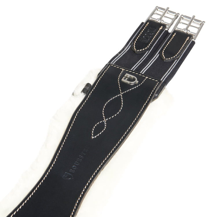 Equestro Leather sheepskin girth