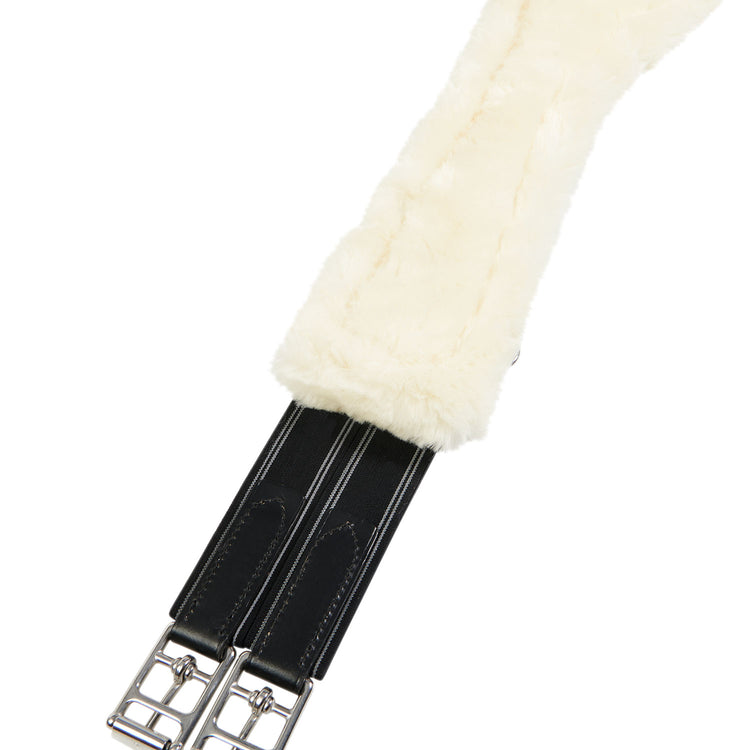 Genuine sheepskin girth for horses