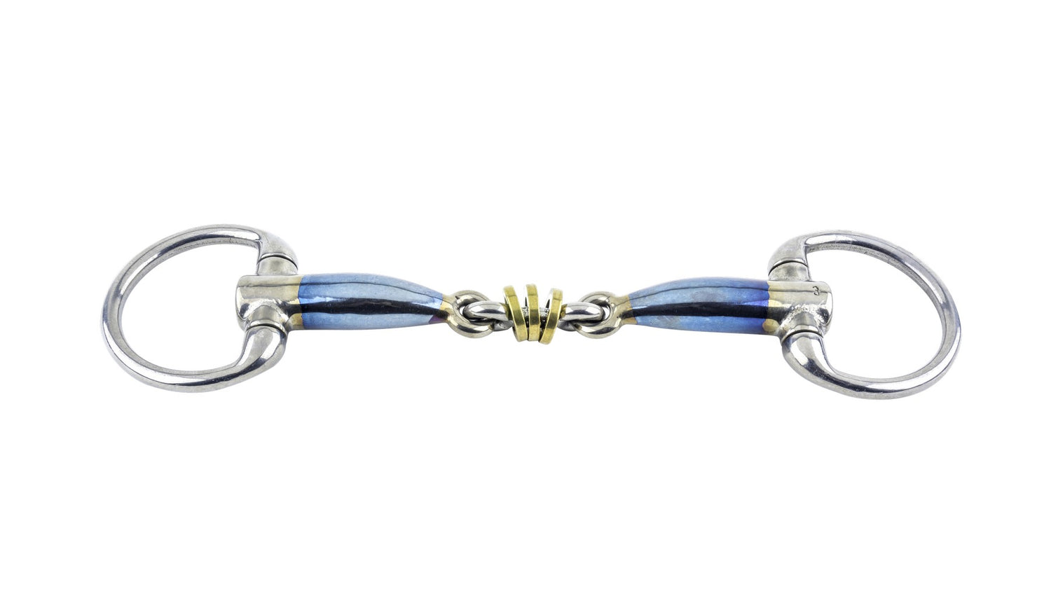 Eggbutt Bradoon with Brass Ring