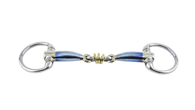 Eggbutt Bradoon with Brass Ring