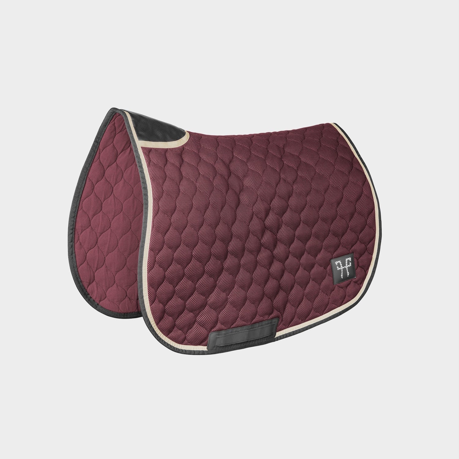 horse pilot burgundy saddle pad