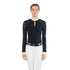 navy equestrian show shirt