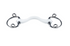Gag bit with hard port bar