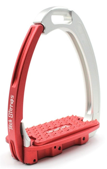 Tech stirrups red