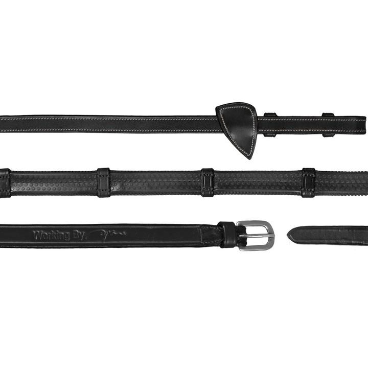 Rubber reins with stoppers