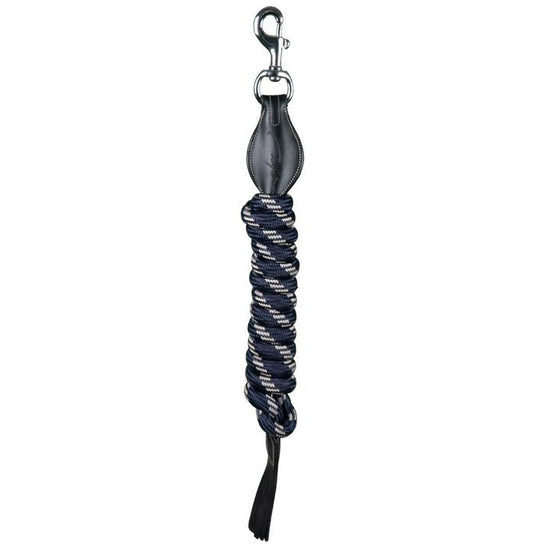 Nylon lead rope with leather