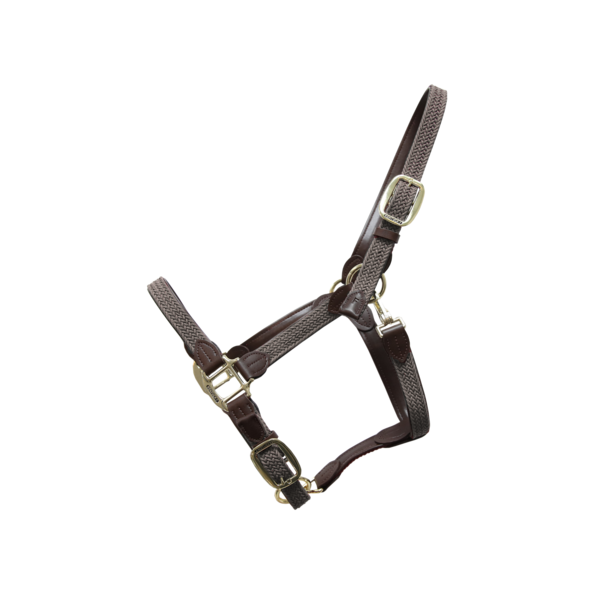 Plaited Nylon Halter Grey