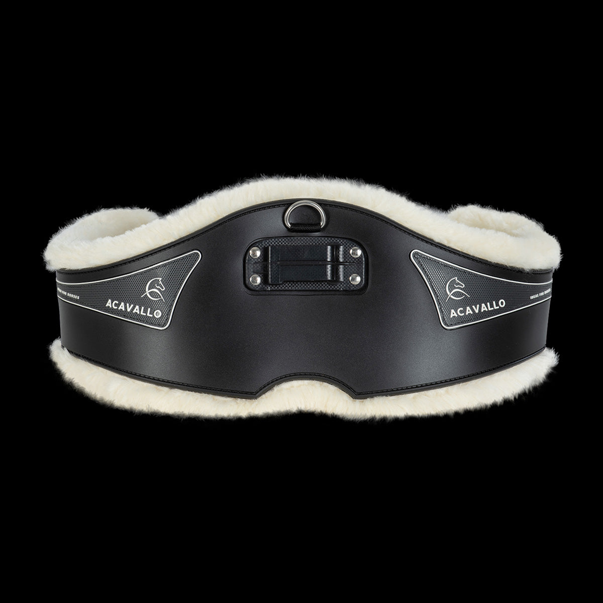 Acavallo Gel & PVC Anatomic Girth Detachable Eco-Wool Lining