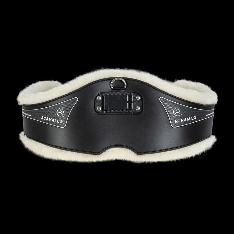 Acavallo Gel & PVC Anatomic Girth Detachable Eco-Wool Lining