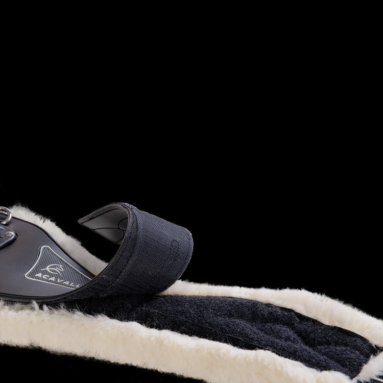Gel & PVC Anatomic Girth Detachable Eco-Wool Lining