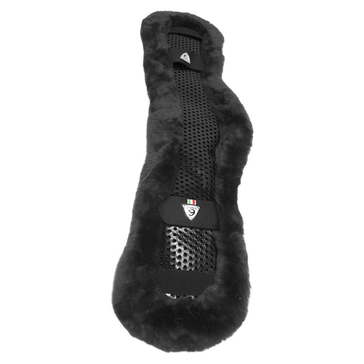 Sheepskin Girth Cover for Anatomic Shaped Short Girth