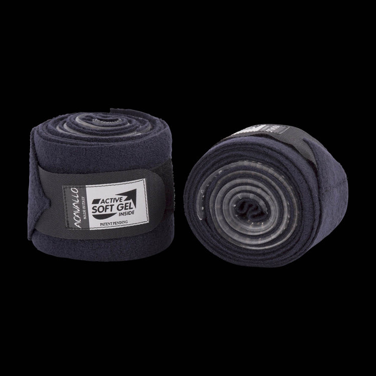 Virgin Wool Gel Virgin Wool Bandages - Pair Blue