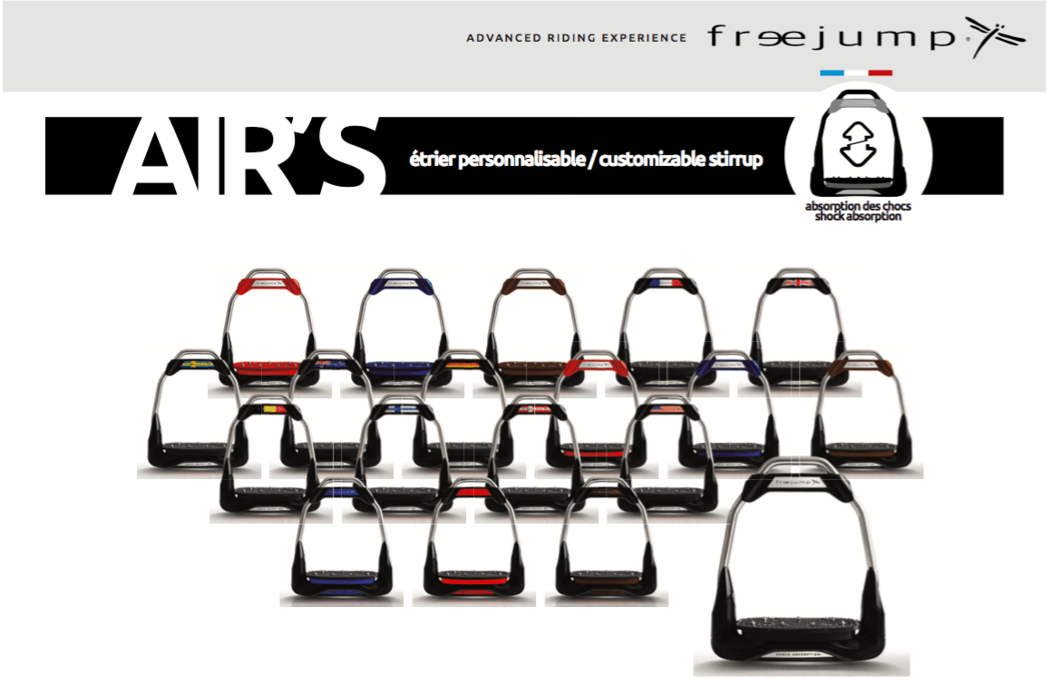 freejump custom made stirrups