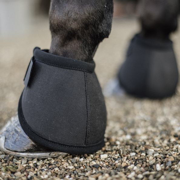 Bell boots with open front