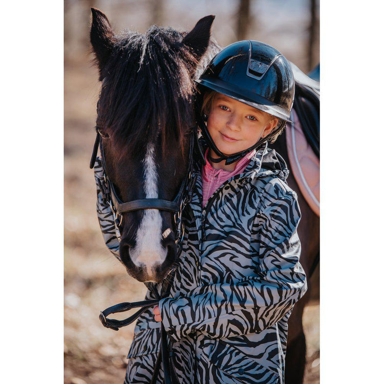 Kids horse riding rain coat