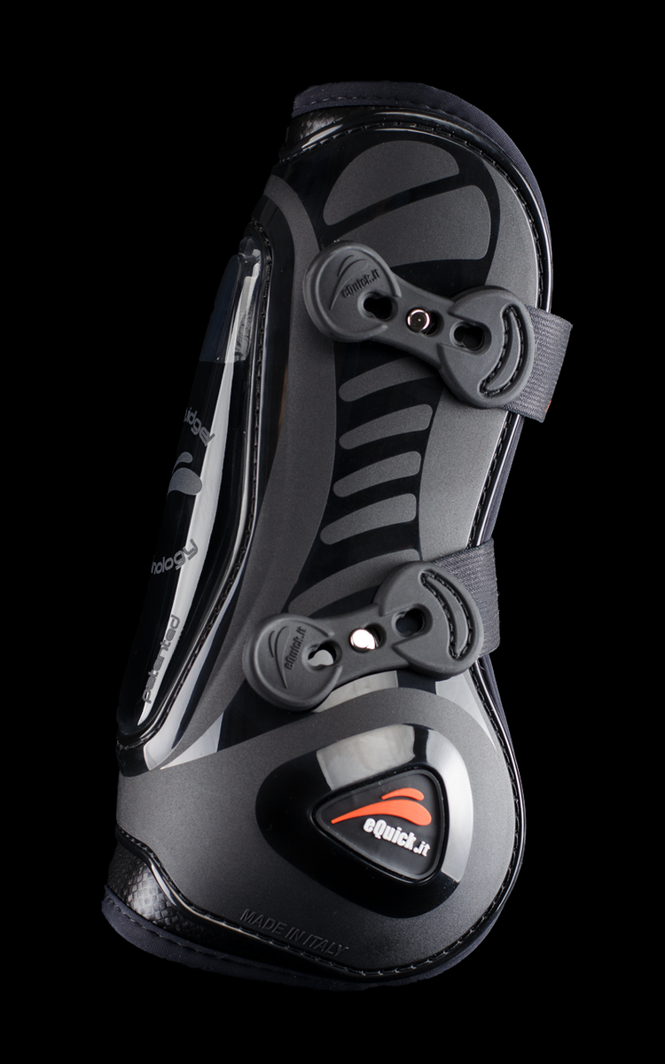 Black eQuick Tendon Boots