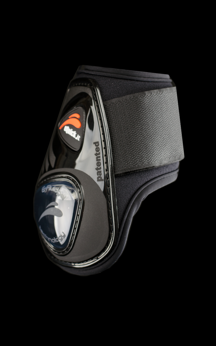 Black Young Horse Fetlock boots