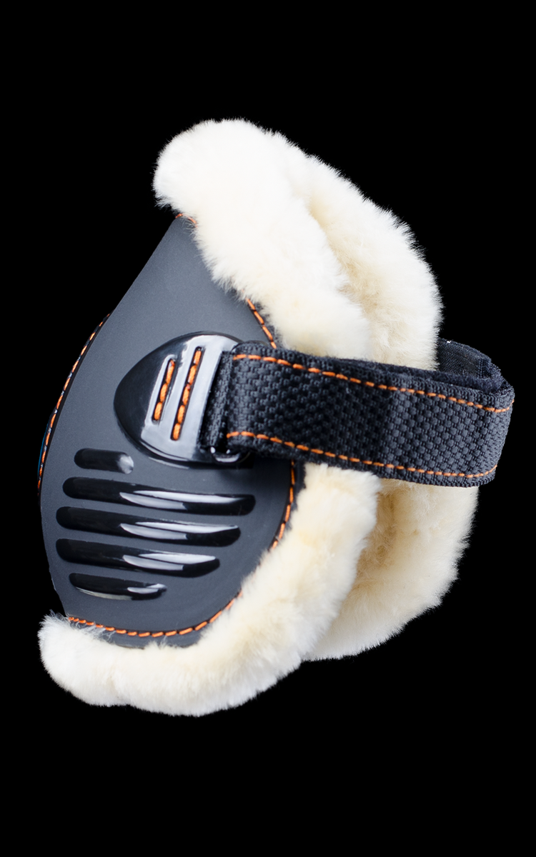 Sheepskin lined flick boots