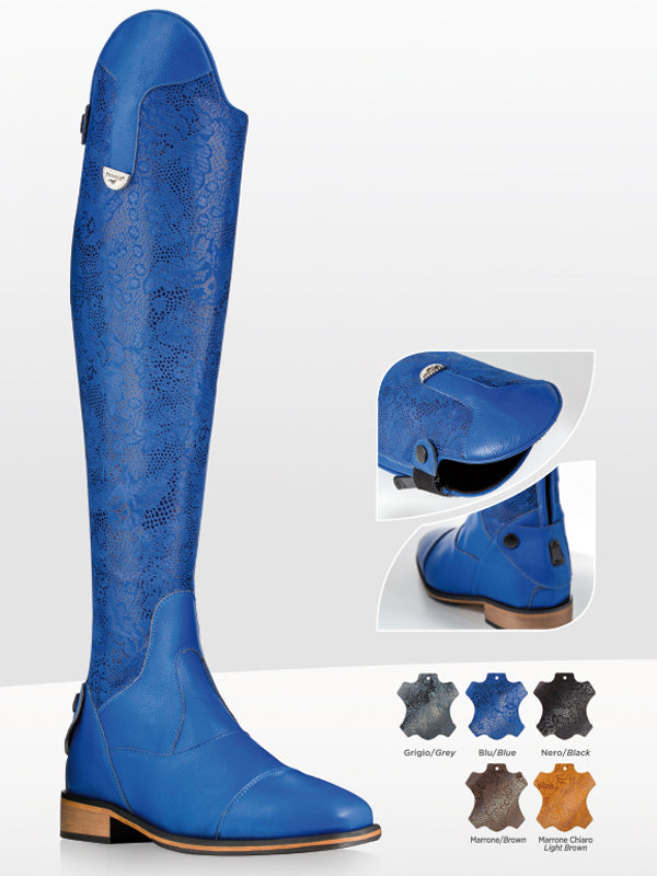 Light Blue Riding Boots