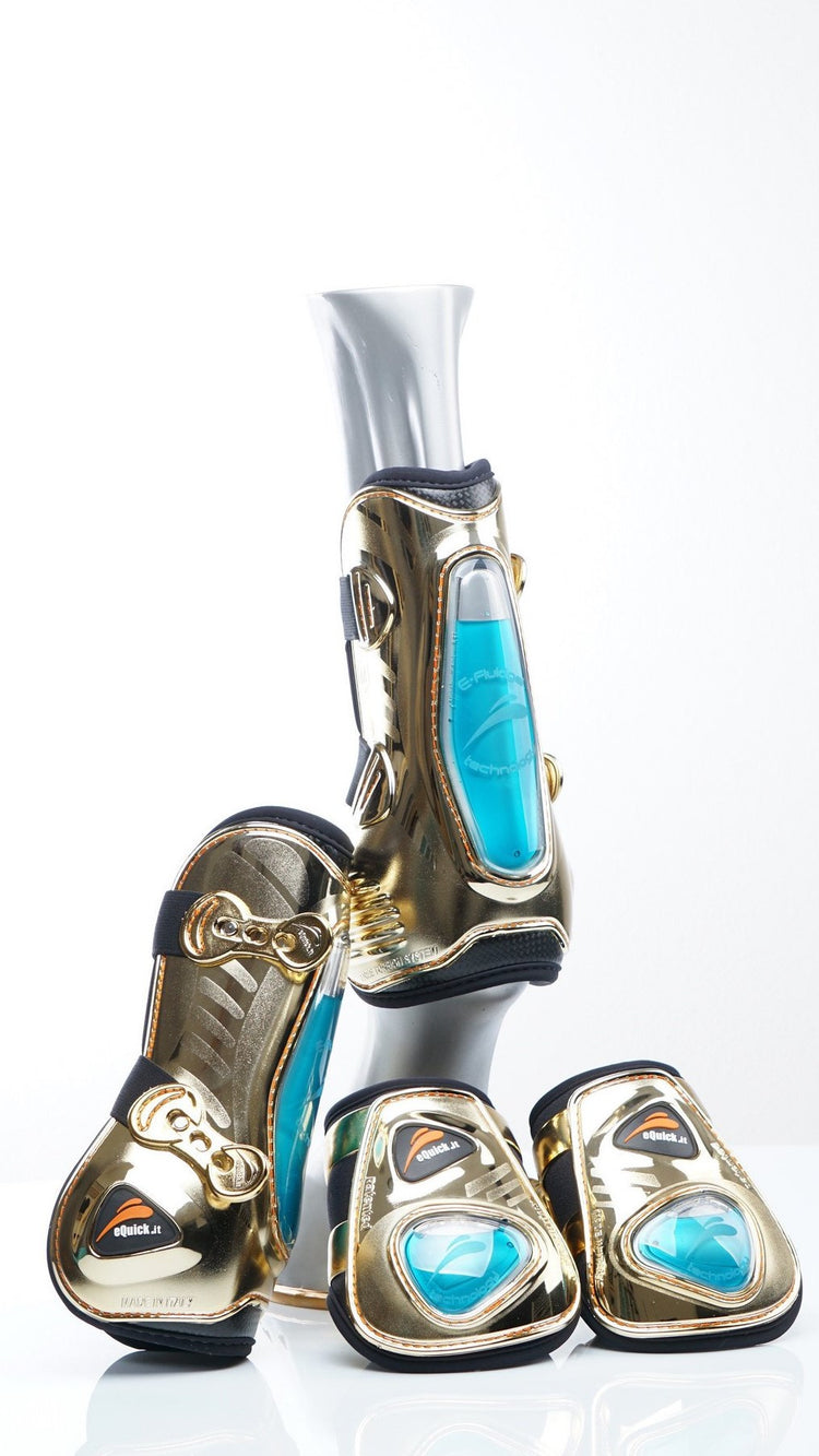 Gold Jumping Boots