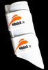 White breathable brushing boots