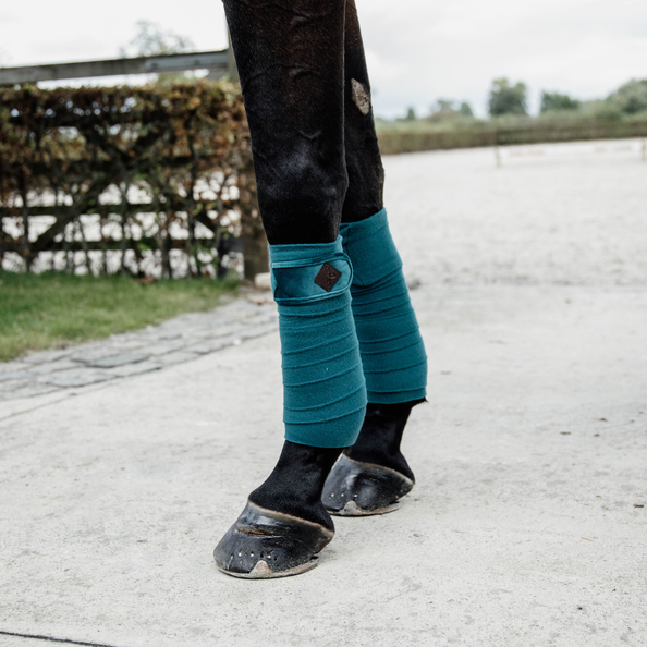 polar fleece bandages emerald