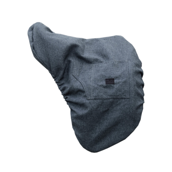 grey saddle cover
