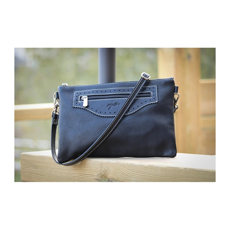Equestrian clutch bag