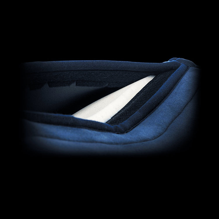 Pocket Gel & Memory Foam Half Pad with Risers Layers