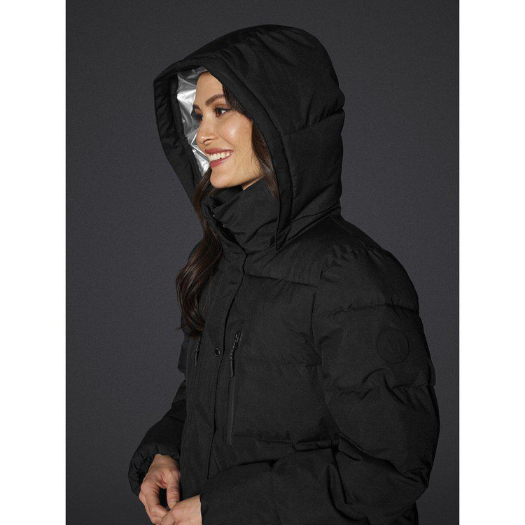 Padded winter horse riding coat