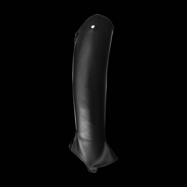 Black Leather Gaiters