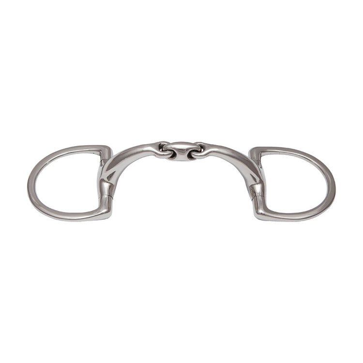 Stübben Easy Control Anatomic D-Ring Bit with a double-jointed anatomical mouthpiece.