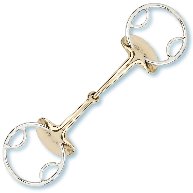 Stübben Golden Wings 4in1 Bit with a single-jointed mouthpiece.