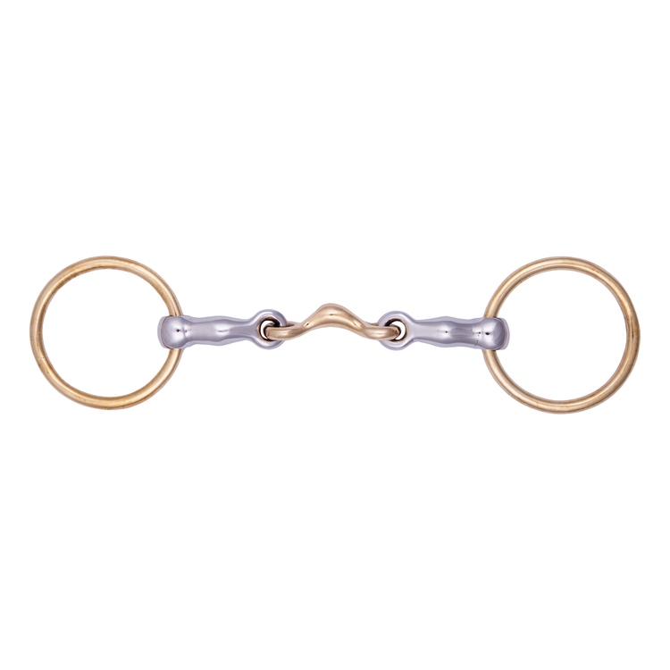 Stübben Icelandic Snaffle with a double-jointed mouthpiece designed for Icelandic horses.