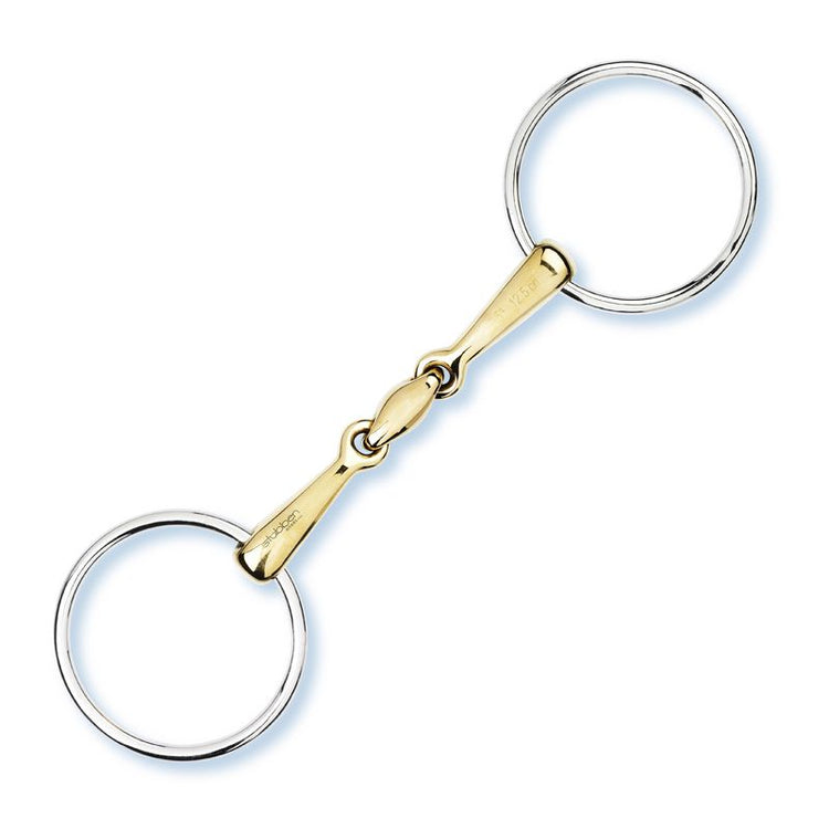 Stübben Loose Ring Snaffle with a double-jointed 16 mm mouthpiece.