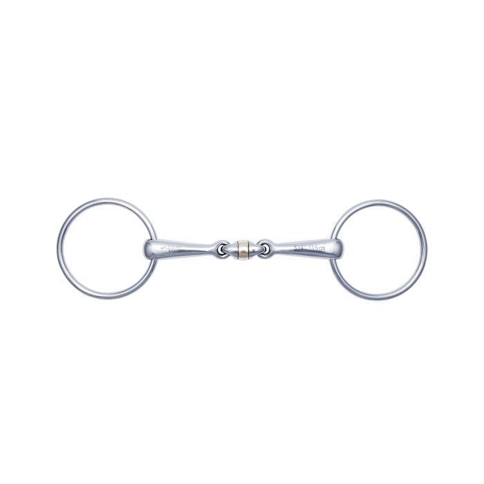 Stübben Soft-Roll Bit Double Broken with distinctive Soft-Roll elements and a double-jointed mouthpiece