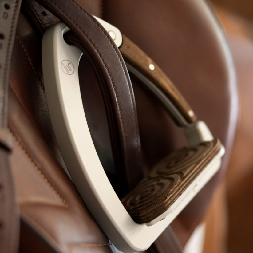 Safety stirrups made from wood