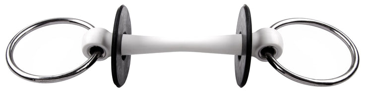 Trust Inno Sense Loose Ring Flexi Soft Bit with flexible synthetic mouthpiece and metal core.