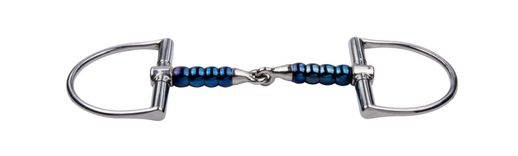 Trust Sweet Iron D Bit Cherry Roller with rotating mouthpiece elements and fixed D-ring cheeks.