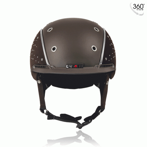 Brown Horse riding helmet