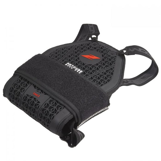 Zandona NetCube Back Pro worn by a rider for protective coverage.