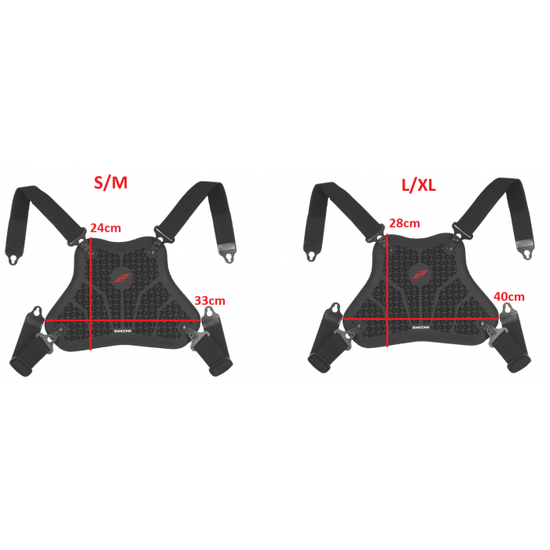 Zandona NetCube Back Pro combined with the Armour Chest accessory.