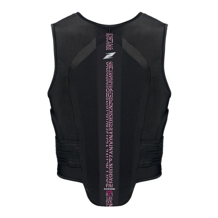 Zandona junior equestrian gilet with certified back protection.