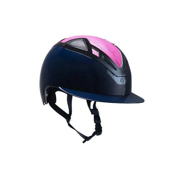 Suomy pink equestrian helmet