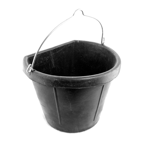 Rubber horse water bucket