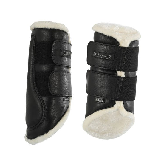 Acavallo Eco-leather Front Brushing Horse Boots