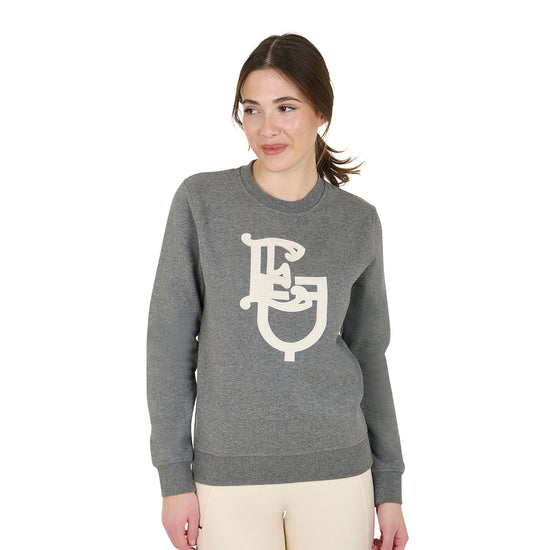 women’s equestrian crewneck sweatshirt for stable and everyday wear