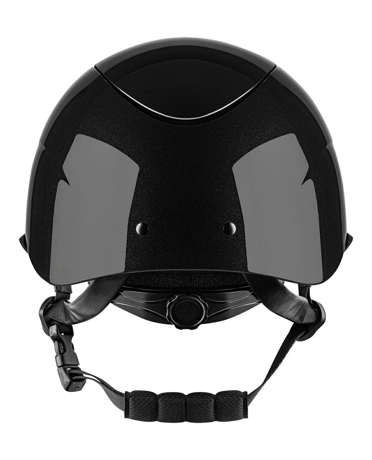 Shiny Black Equestrian helmet