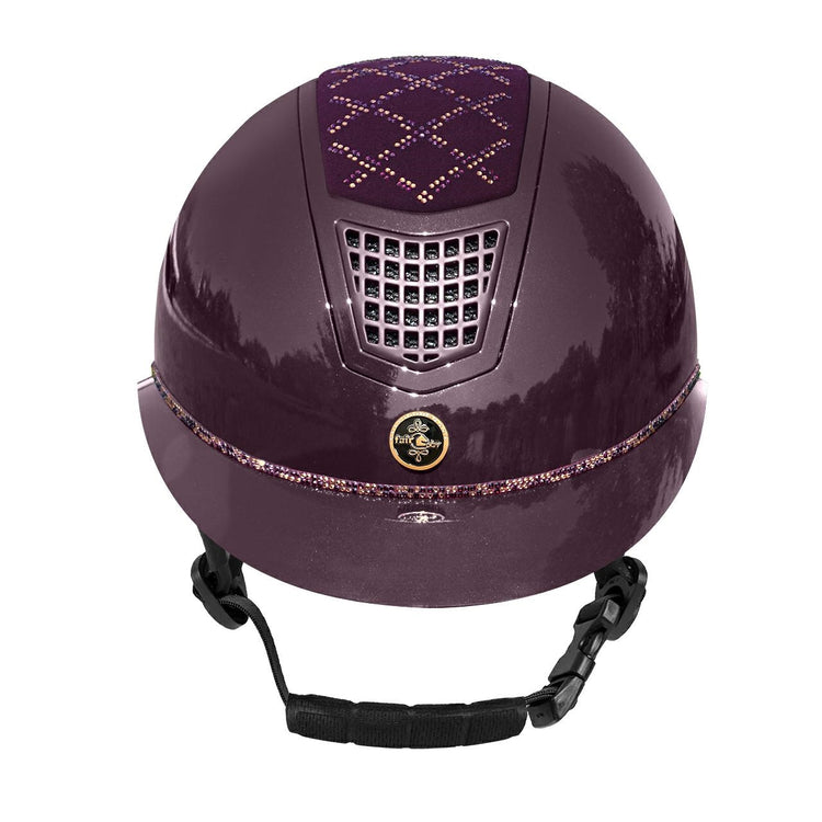 Bordeaux horse riding helmet 